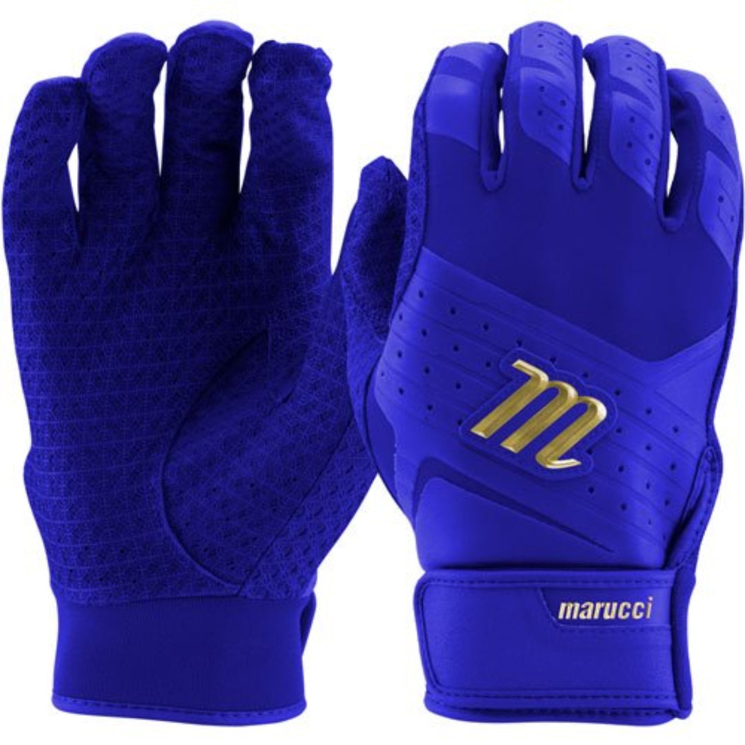 Marucci Adult Pittards Reserve Batting Gloves - Royal Blue