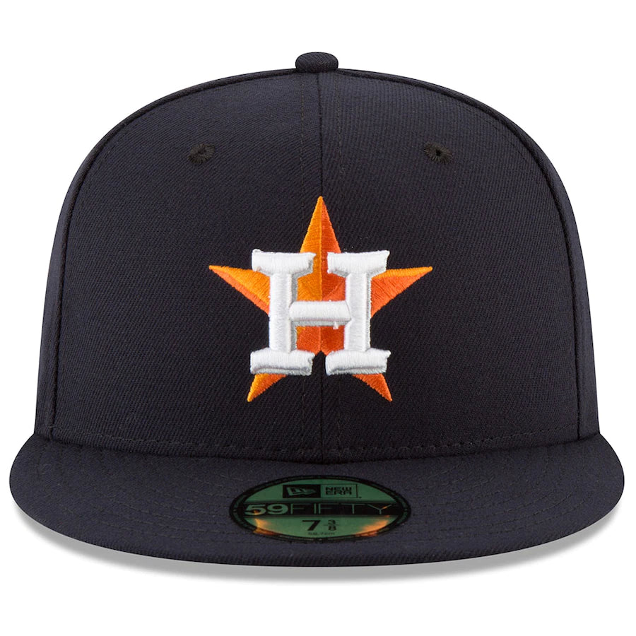 Men's Houston Astros New Era World Series Side Patch 59FIFTY Fitted Hat 2022_1