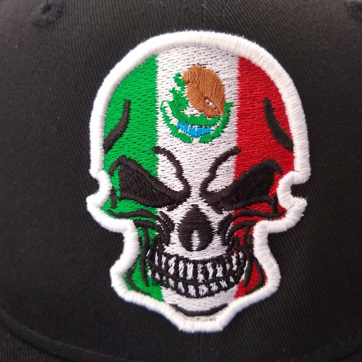 Mexico Embroidered Skull New Era hat5