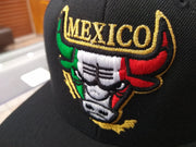 Embroidered SnapBack Mexican Bull logo Hat