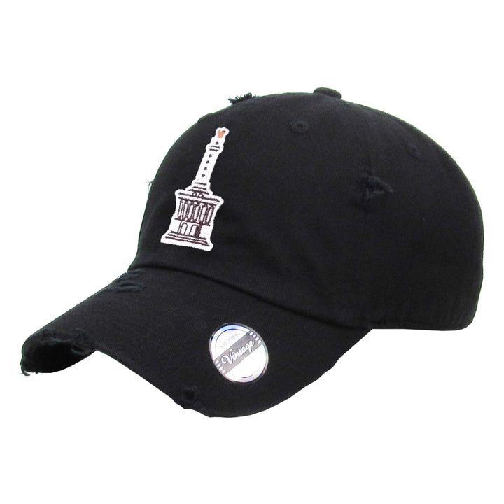 Monumento Santiago Dominican Republic Hats_Black