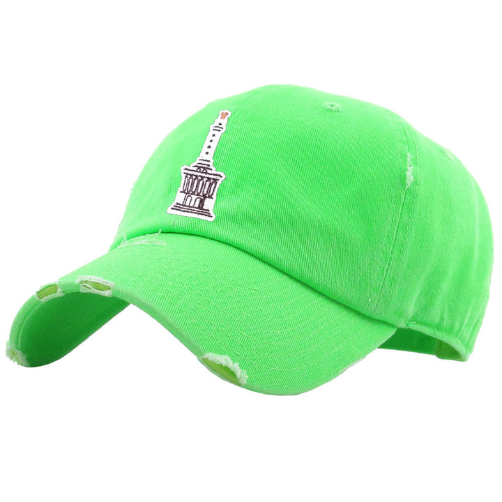 Monumento Santiago Dominican Republic Hats_NEON_green