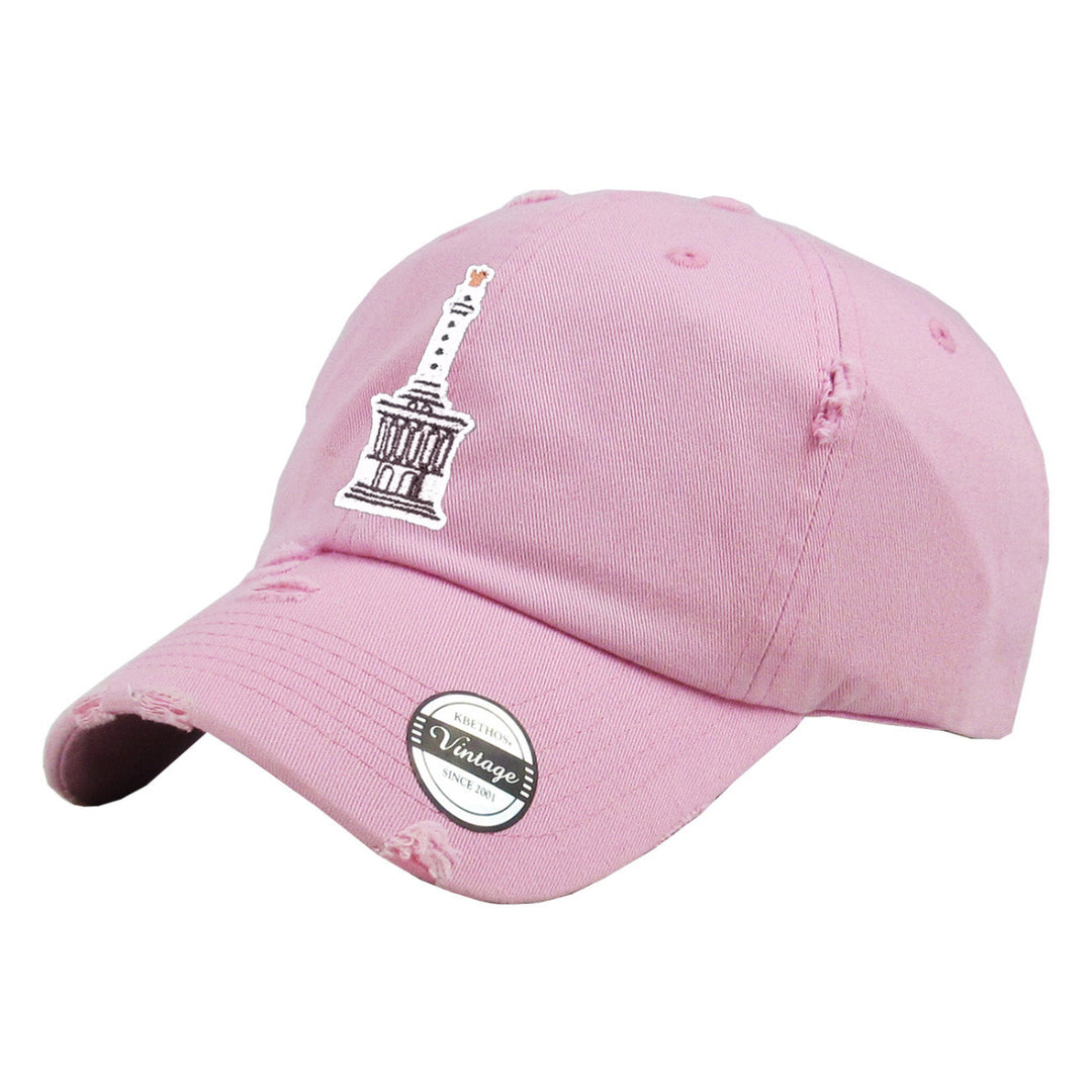 Monumento Santiago Dominican Republic Hats_pink1