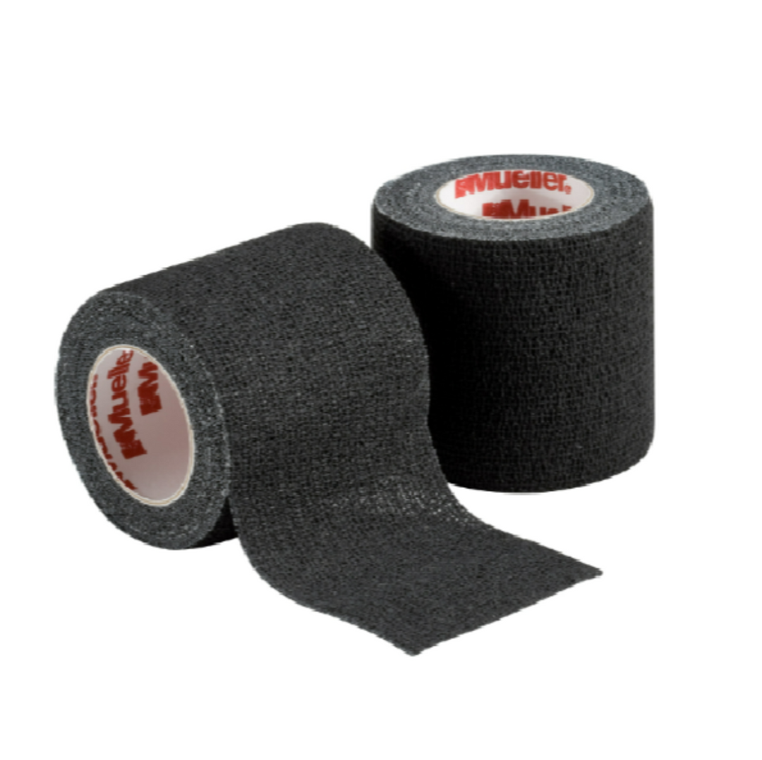 Mueller Tapewrap Premium - Cohesive Tape - 2" x 6 YDT TapewrapBlack