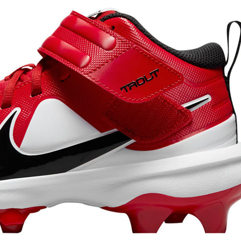 Nike Kids' Force Zoom Trout 8 Pro MCS Baseball Cleats, Boys', Size 6, Red