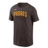 Nike Men's San Diego Padres Brown T-Shirt