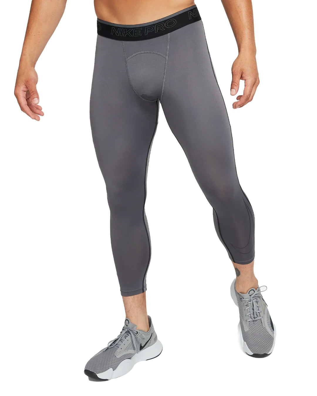 Nike Pro Dri-FIT Men's 3/4 Tights_Gray