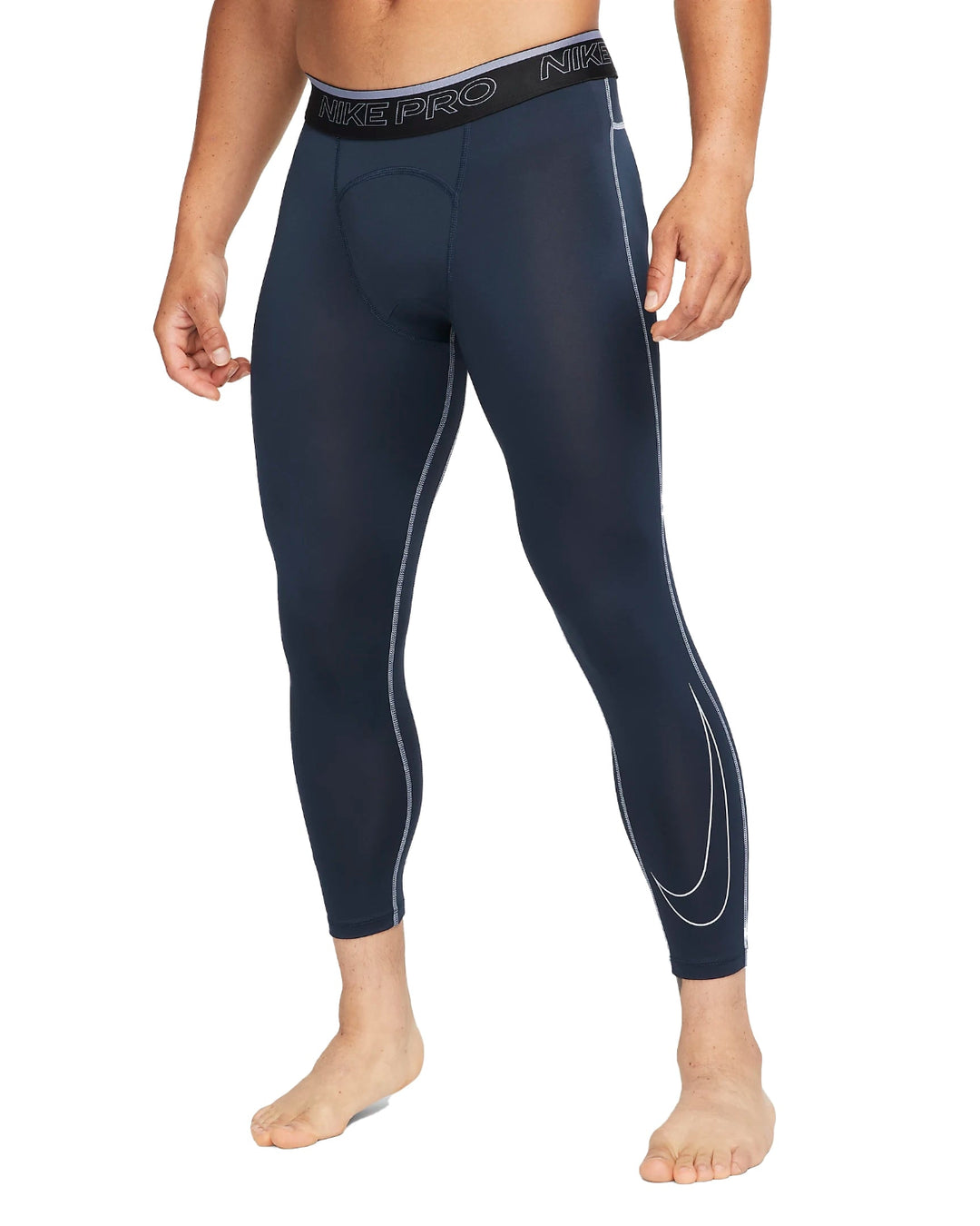 Nike Pro Dri-FIT Men's 3/4 Tights_Navy