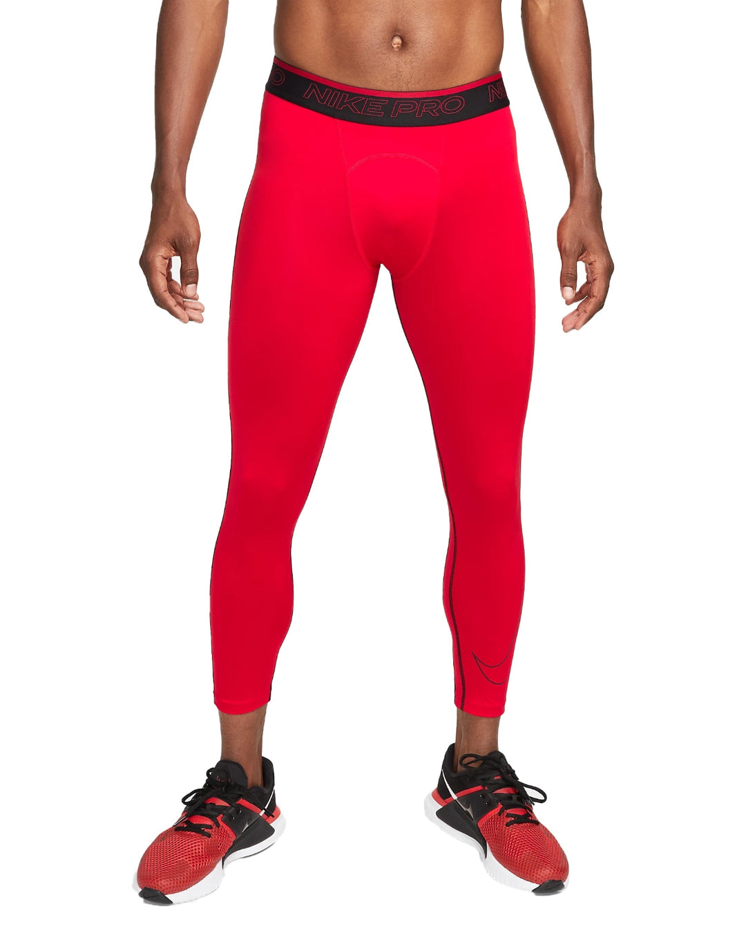 Nike Pro Dri-FIT Men's 3/4 Tights_Red