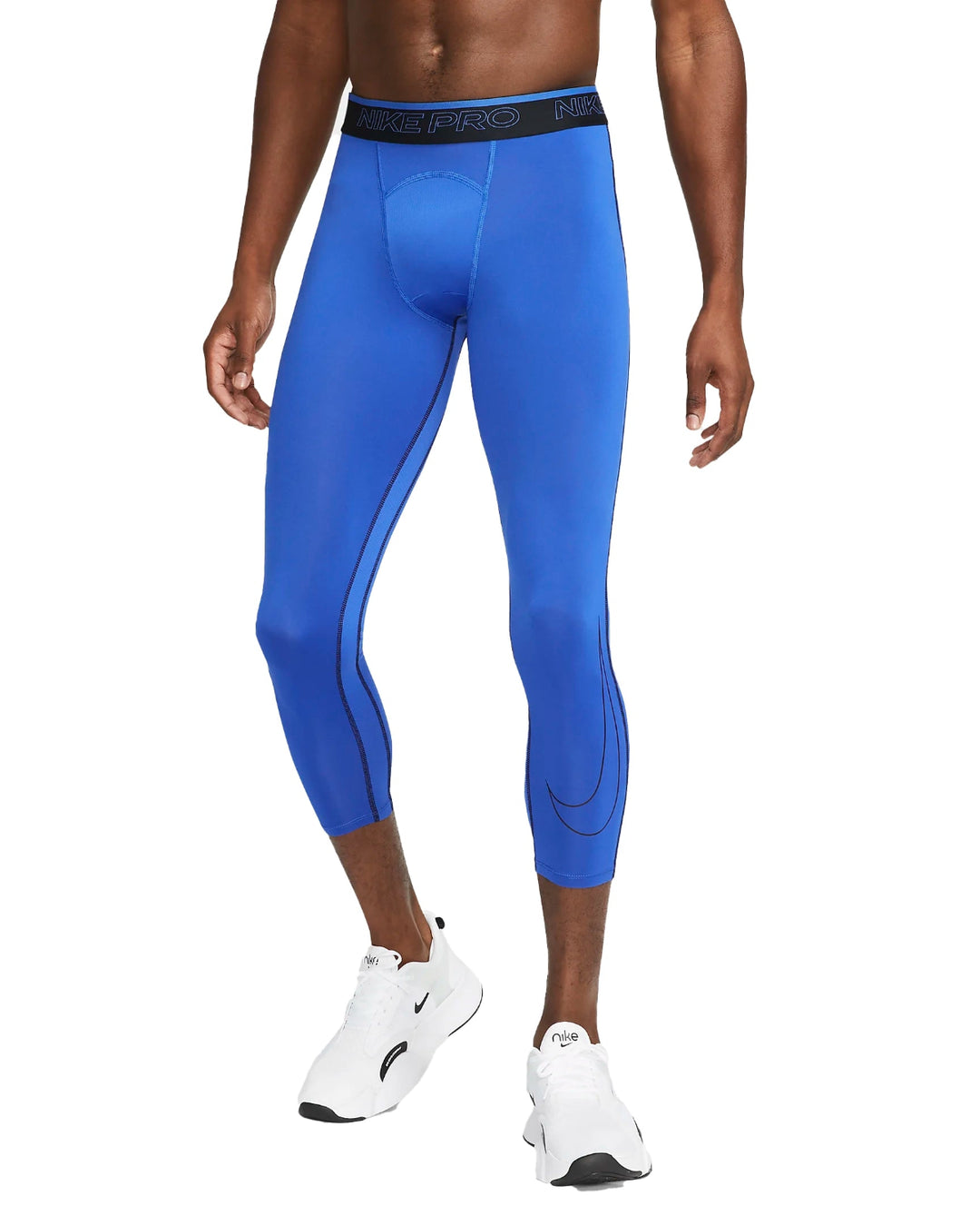 Nike Pro Dri-FIT Men's 3/4 Tights_Royal