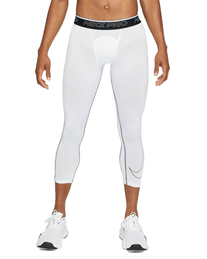 Nike Pro Dri-FIT Men's 3/4 Tights_White