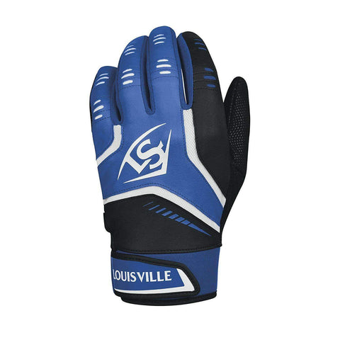 Louisville Slugger Omaha Adult Batting Gloves Royal-Black