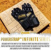 Franklin Powerstrap Infinite Series Adult Batting Gloves Long Cuff