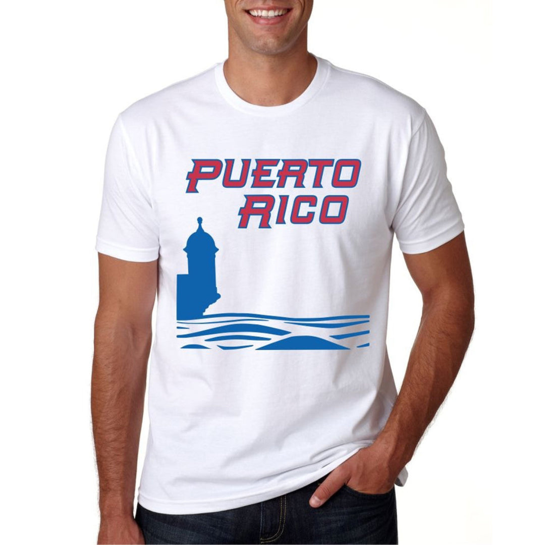 Puerto Rico Morro Unisex T-Shirts_White