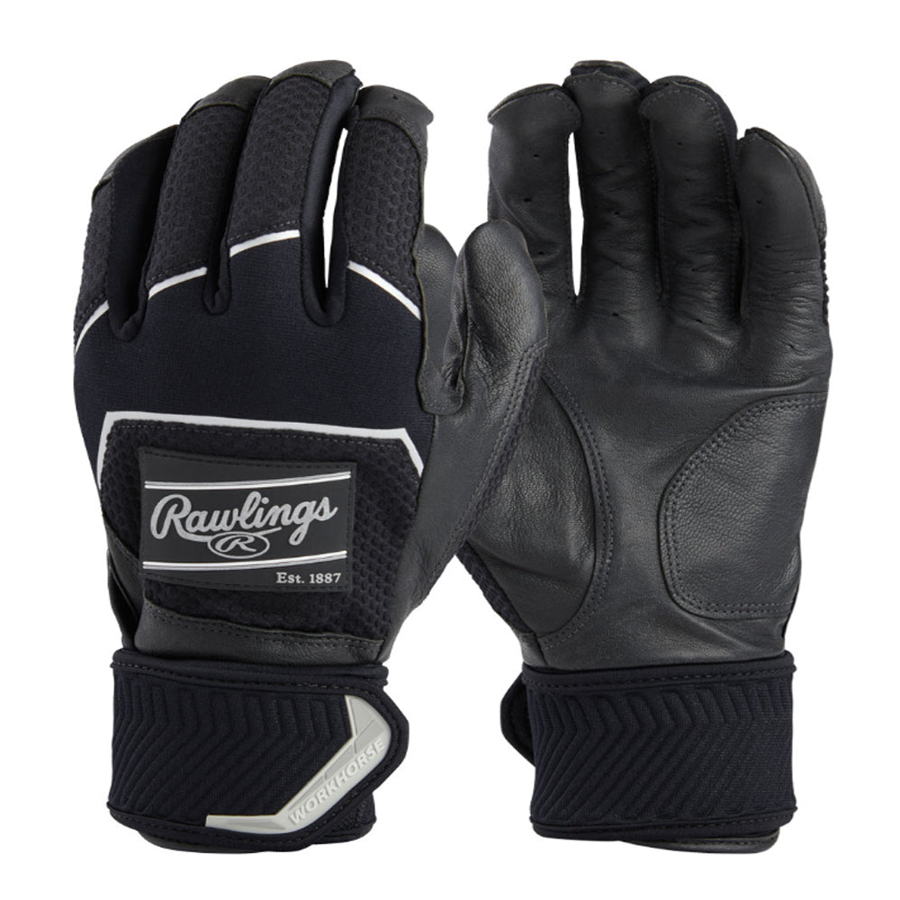Gants De Batting Rawlings Workhorse Pro - Femme, XL, Bleu Royal - Paire