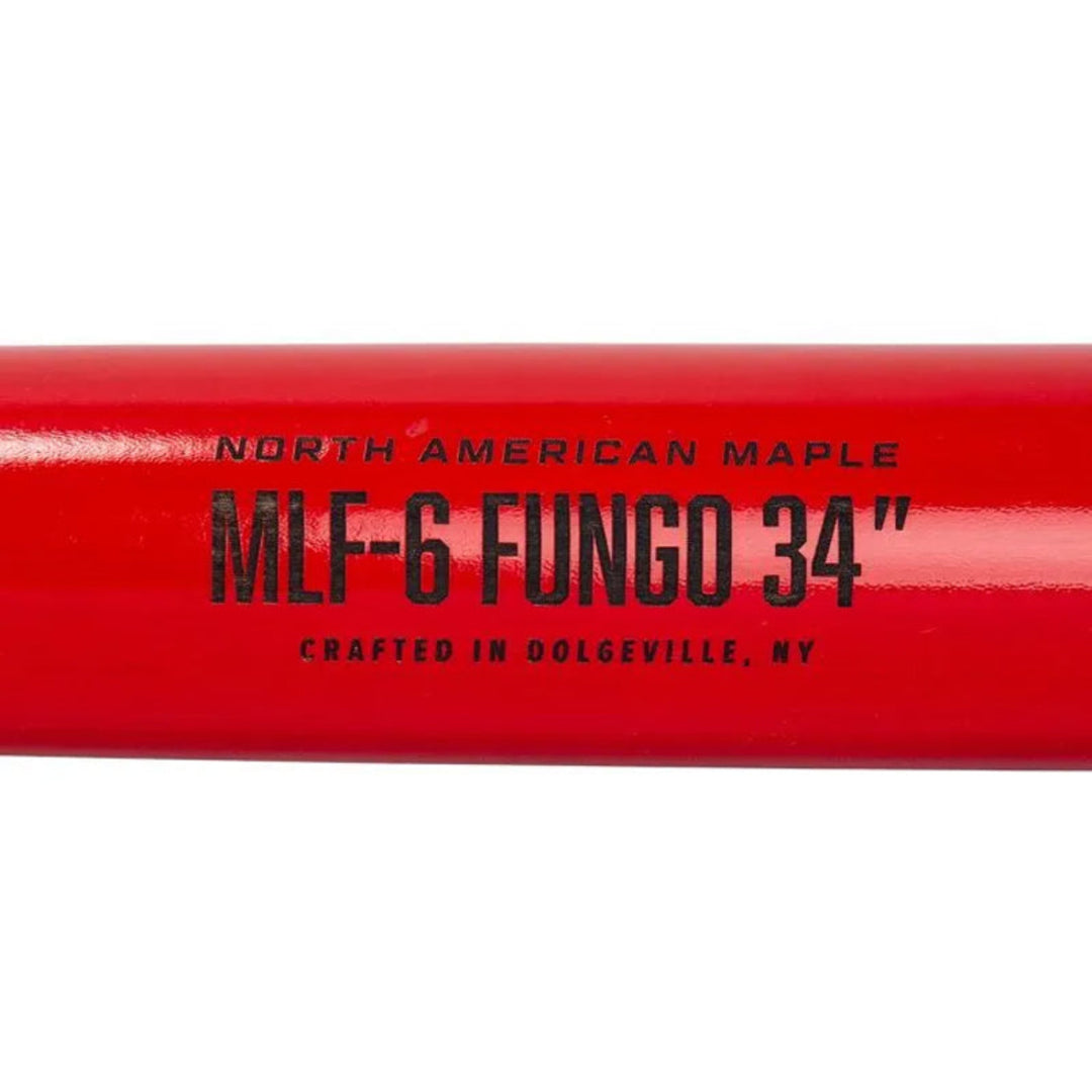Rawlings Fungo Maple - Wood Bat - Fungo Bat - Black/Red1