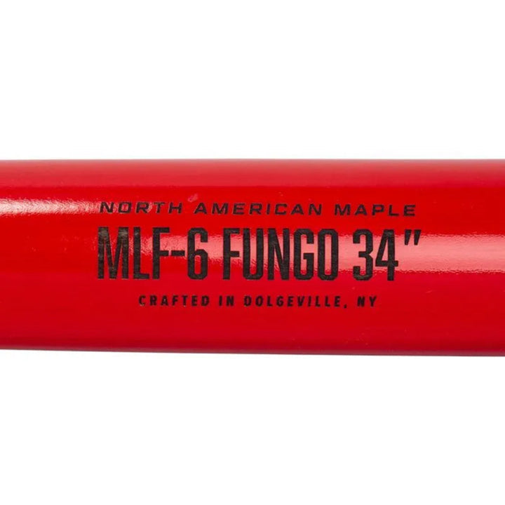 Rawlings Fungo Maple - Wood Bat - Fungo Bat - Black/Red1