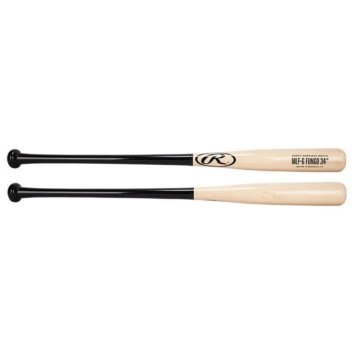 Rawlings Fungo Maple Wood Bat - Black / Natural2