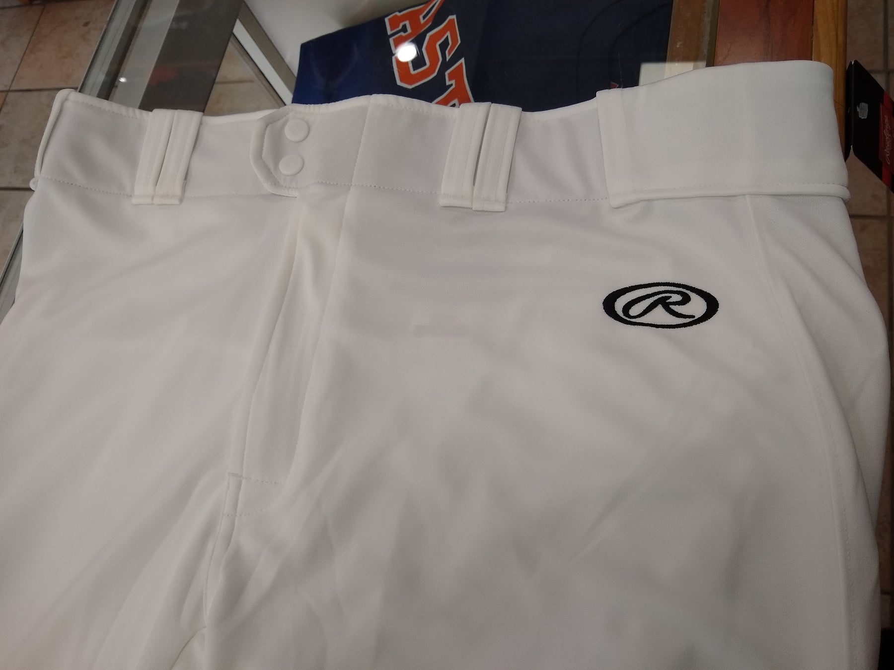 Pantalon Baseball Rawlings – Blanc, Taille S, Neuf Avec étiquettes