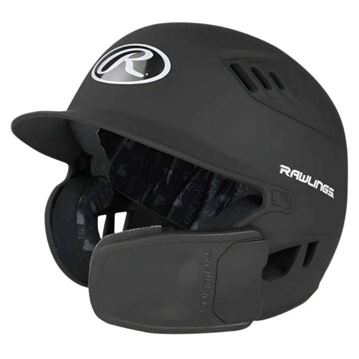 Rawlings R16 Reverse Matte Batting Helmet - Senior_Black