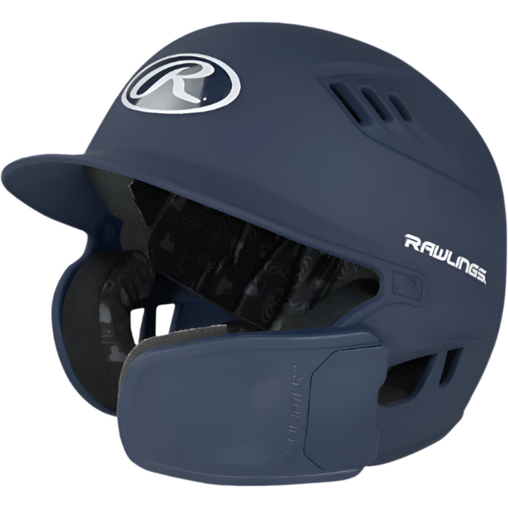 Rawlings R16 Reverse Matte Batting Helmet - Senior_Navy