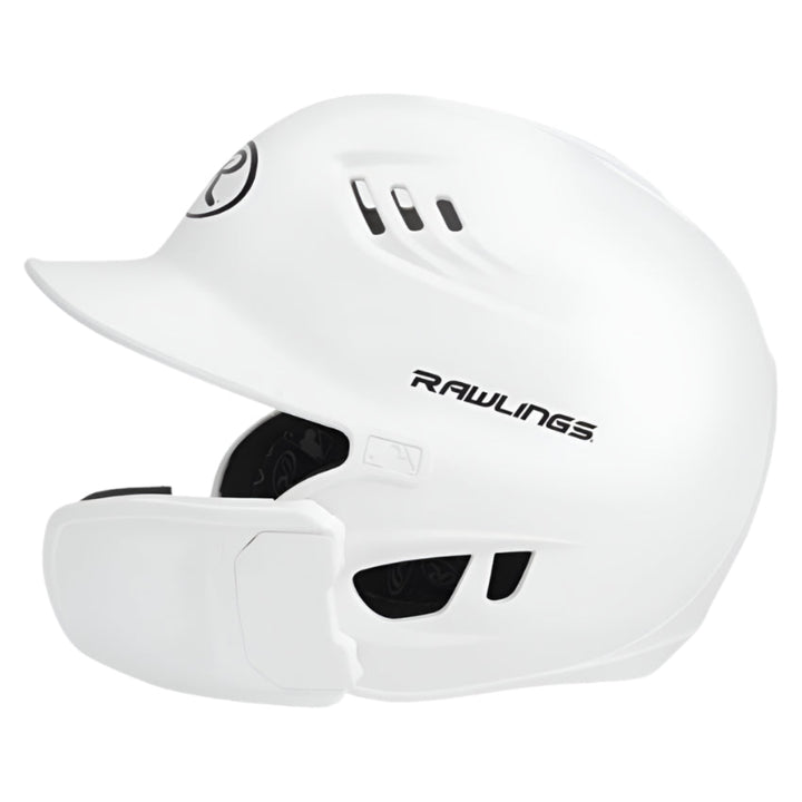 Rawlings R16 Reverse Matte Batting Helmet - Senior_White2