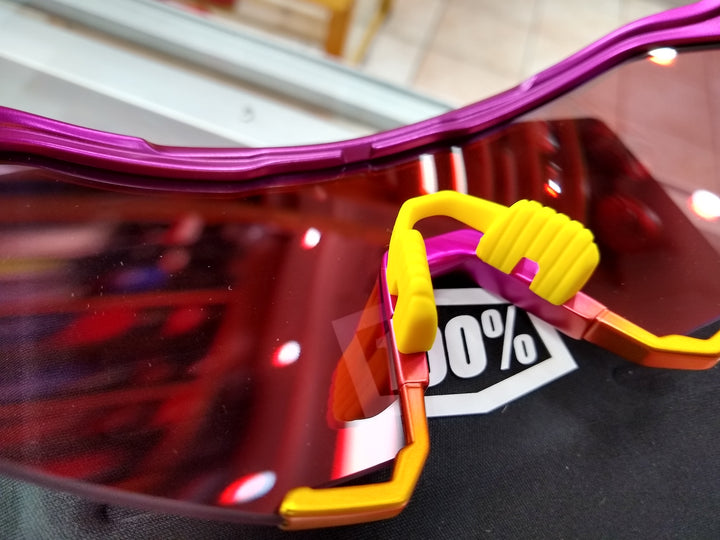 2022 S3 Fernando Tatis JR SE Pink Yellow HiPER® Red Multilayer Mirror Lens - 100 percent