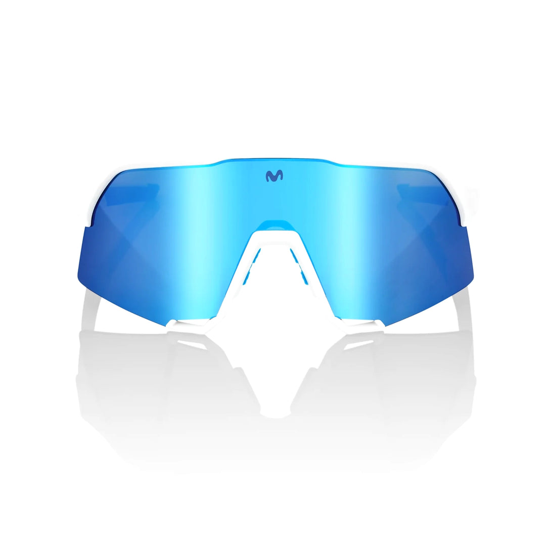 100% S3 SE Movistar Team White HiPER® Blue Multilayer Mirror Lens 60005-00013
