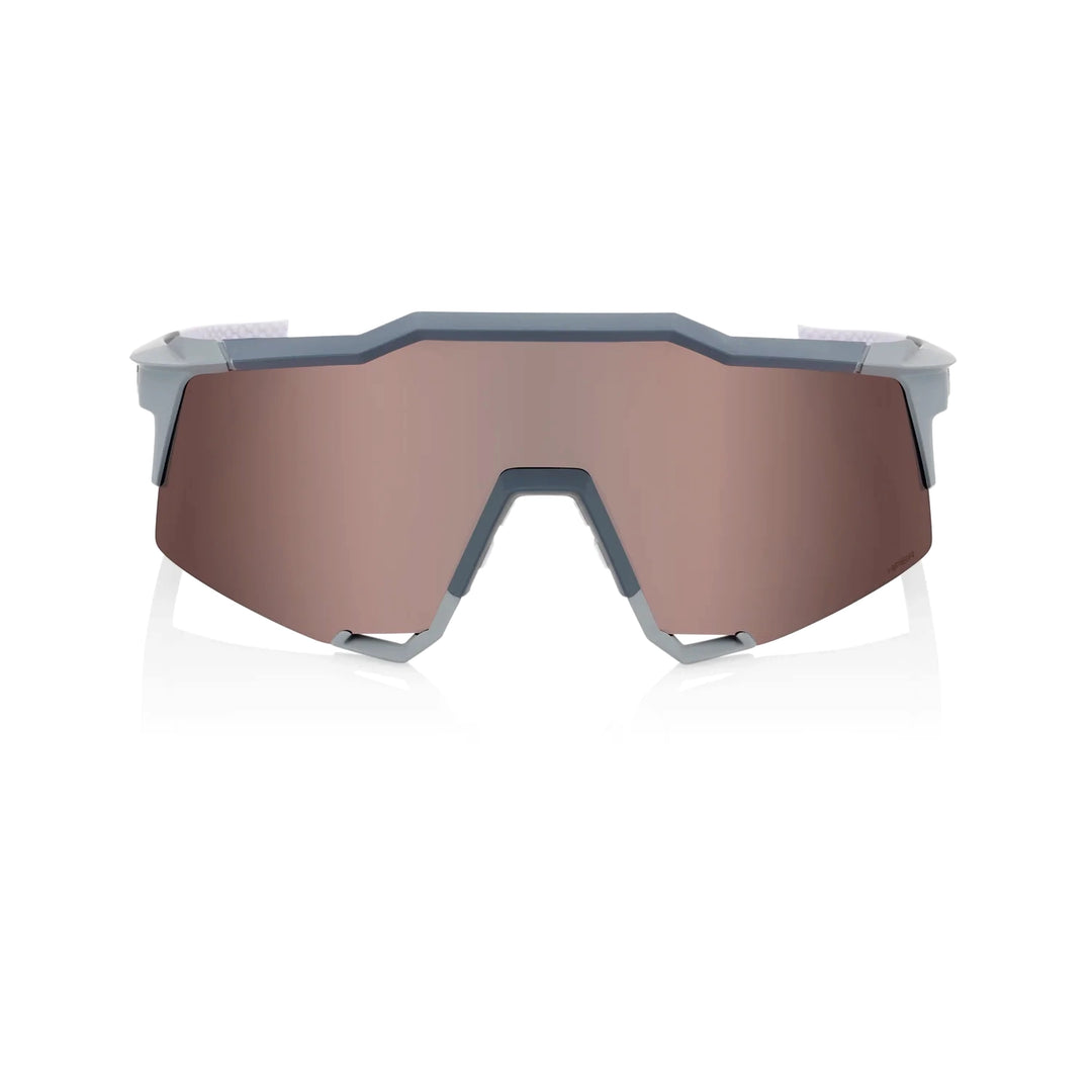 100% SPEEDCRAFT® Soft Tact Stone Grey HiPER® Crimson Silver Mirror Lens - 60007-00002