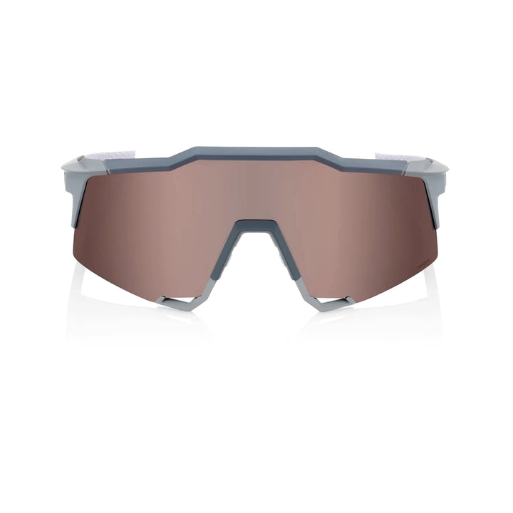 100% SPEEDCRAFT® Soft Tact Stone Grey HiPER® Crimson Silver Mirror Lens - 60007-00002