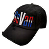 SeVan Embroidered Logo - Black Vintage Hat.1