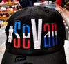 SeVan Embroidered Logo - Black Vintage Hat.3