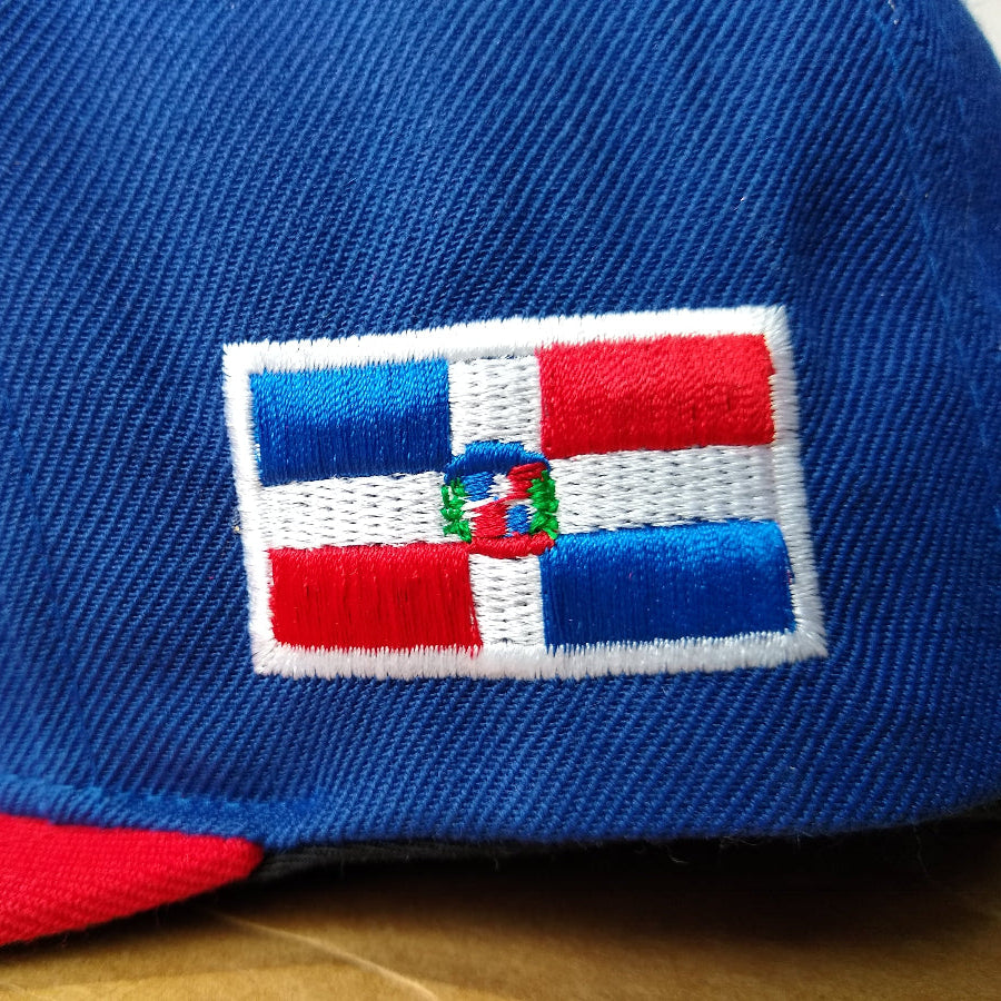 SnapBack Cap Dominican Republic RD_SnapBackRoyal-PicoRojo1