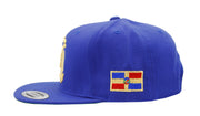 Escudo Republica Dominicana - Dominican Snapback Royal-Metallic Gold Hat
