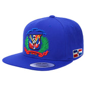 Escudo Republica Dominicana - Dominican Snapback Royal-Full Color Hat