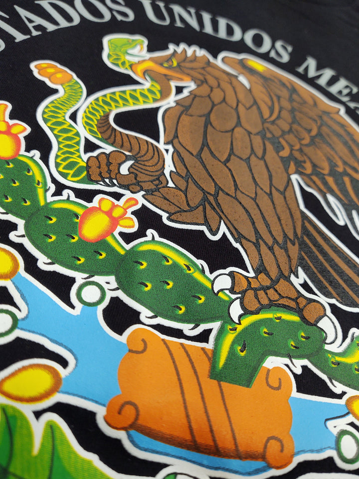 T-Shirts with mexican shield printed with high quality10