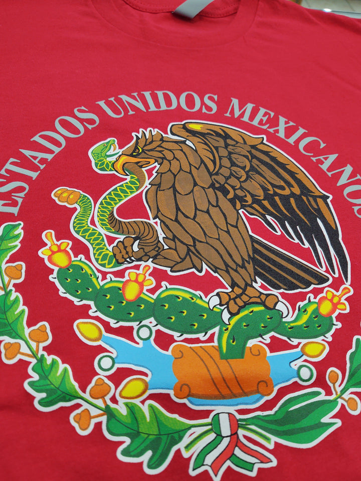 T-Shirts with mexican shield printed with high quality7