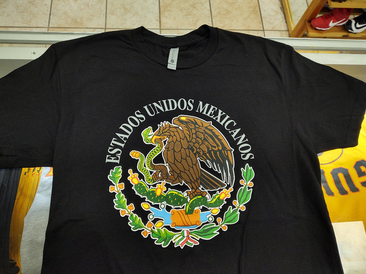 T-Shirts with mexican shield printed with high quality9