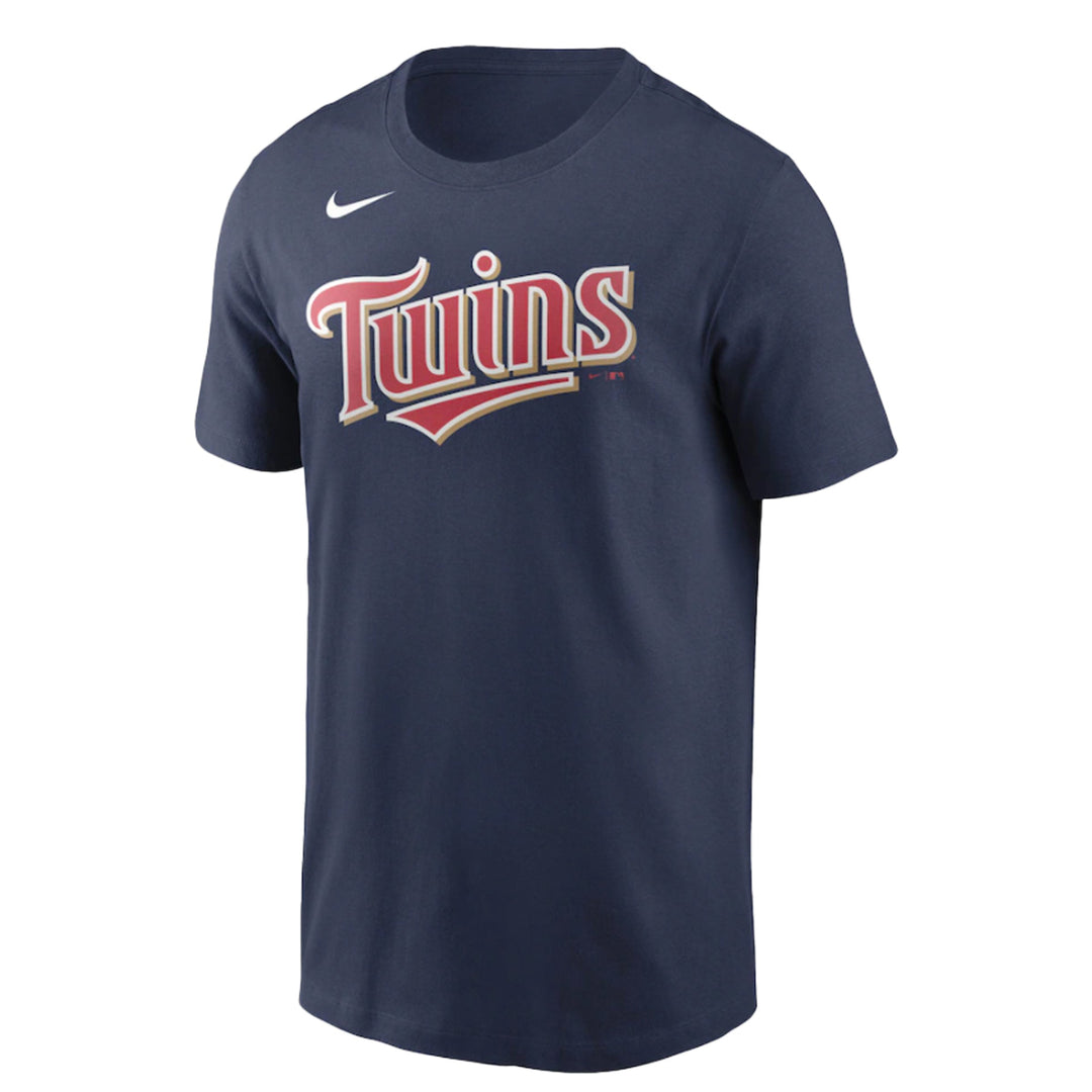 Nike Men's Minnesota Twins Navy Blue T-Shirt