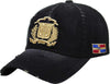 Vintage Adjustable Cap Shield Dominican Republic (Escudo Dominicano)Black