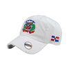 Vintage Adjustable Dominican Shield Hats_White_Full_Color_Hats_1