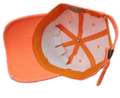 Vintage Adjustable Dominican Shield Neon Orange Hats1