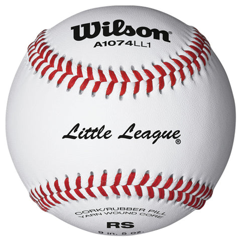 Wilson A1074 LL1 Little League Baseball - Dozen