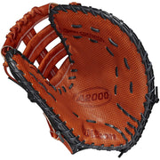 Wilson 12.5'' 1620 A2000 SuperSkin Series First Base Mitt Spin Control 2021 - (WBW10012315)1