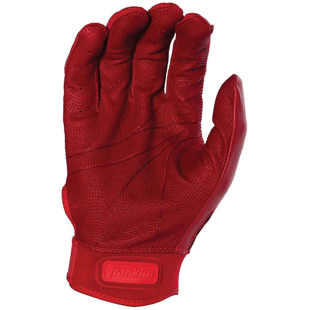 Franklin CFX Pro Chrome Adult Batting Gloves Red