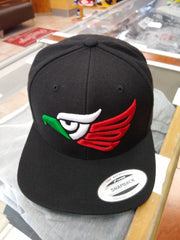 Embroidered Eagle and flag Mexico SLIM LOGO SnapBack hat