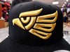 Embroidered Eagle and flag Mexico SLIM LOGO SnapBack hat