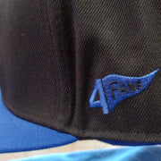 4Fans Licey black and Royal Blue snapback Hat
