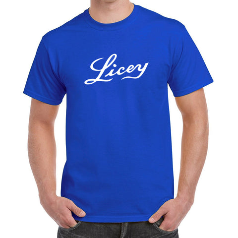 Dominican Baseball Team – Tigres del Licey Royal Blue White Letters Tshirts