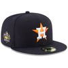 Men's Houston Astros New Era World Series Side Patch 59FIFTY Fitted Hat 2022